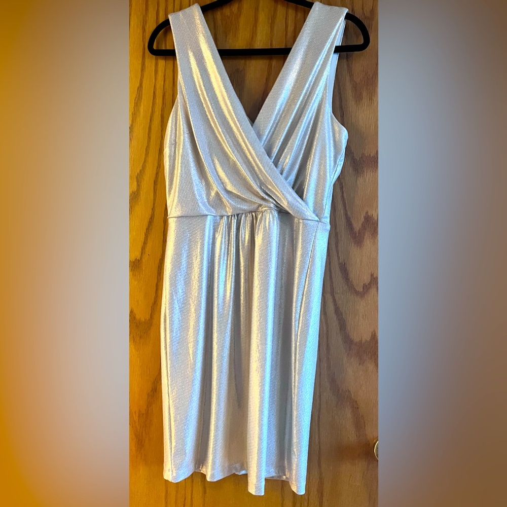 Shiny mini dress, party, clubbing